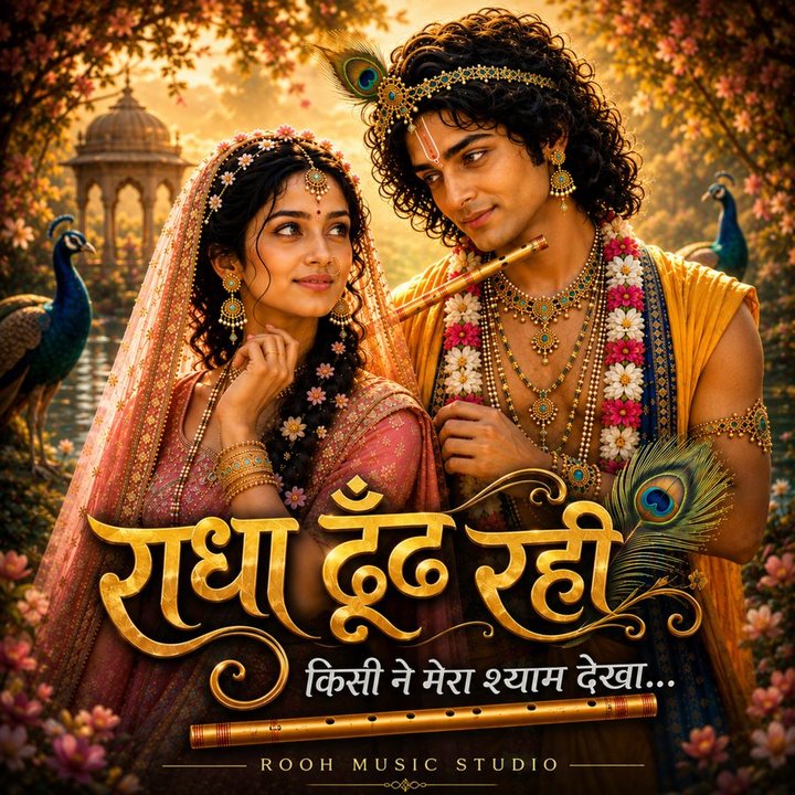 Radha Dhoondh Rahi, Kisi Ne Mera Shyam Dekha — cover art