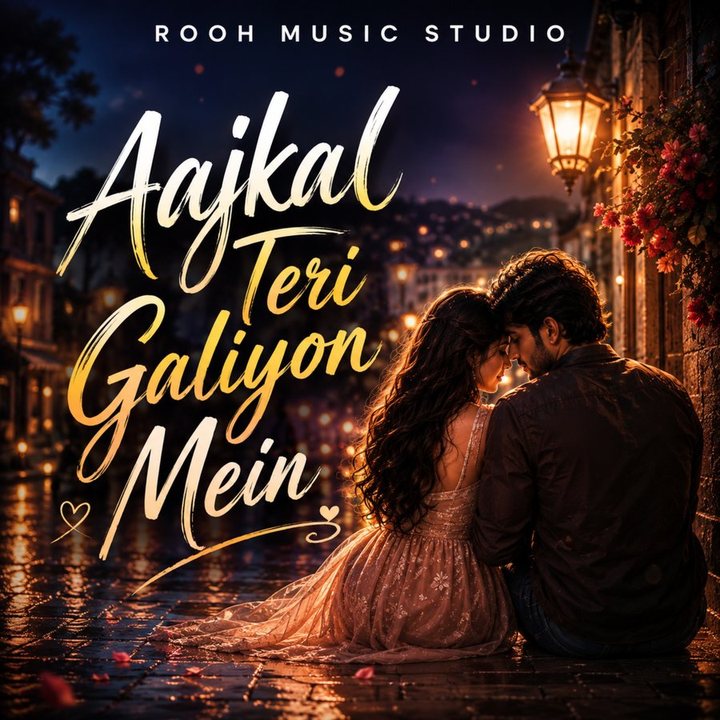 Aajkal Teri Galiyon Mein — cover art